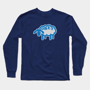 Obey Sheep Blue Long Sleeve T-Shirt